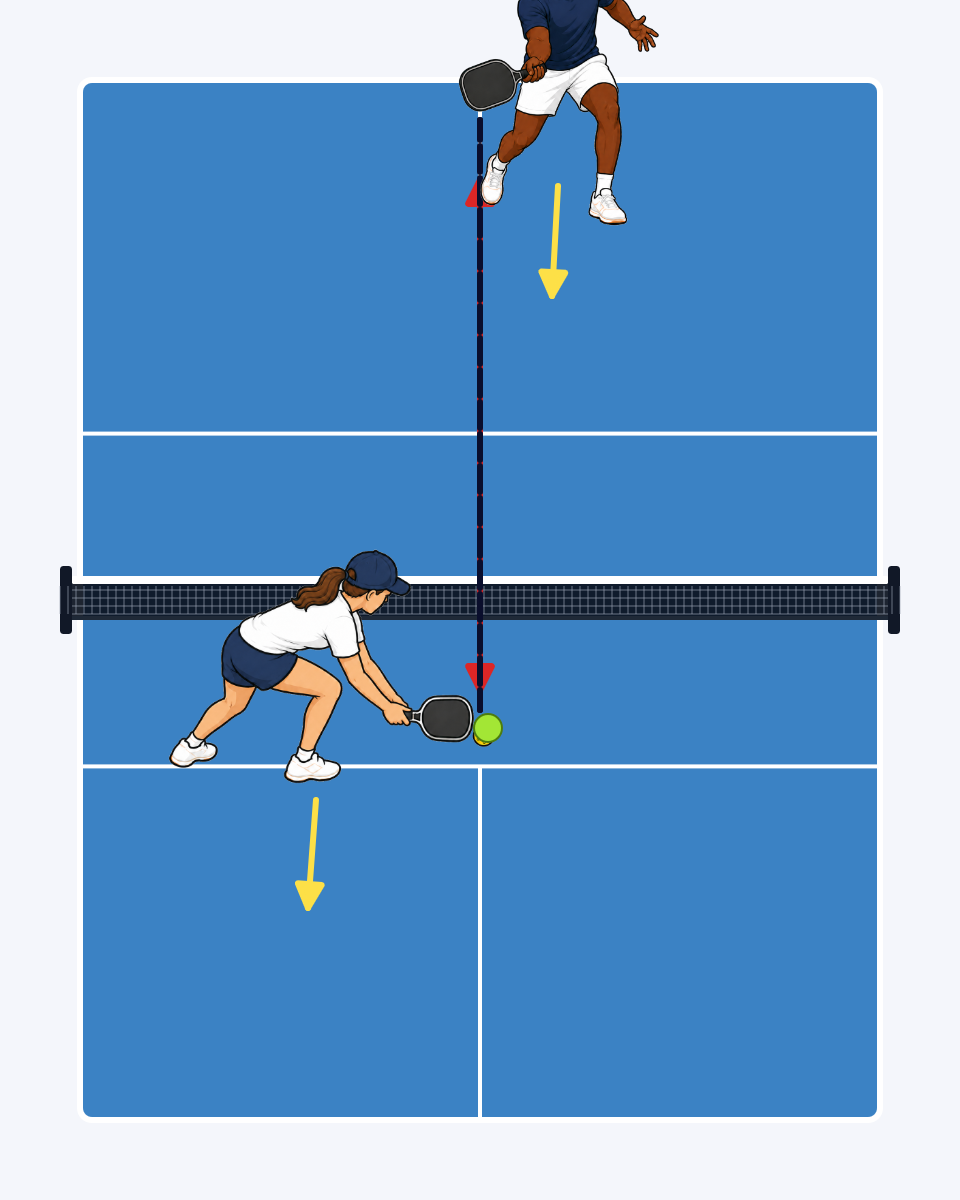 Slinky Drill court diagram