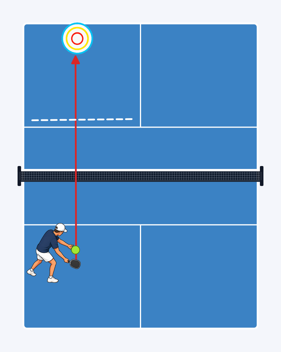 Carnival Station 6: Lobs Over The Rope court diagram