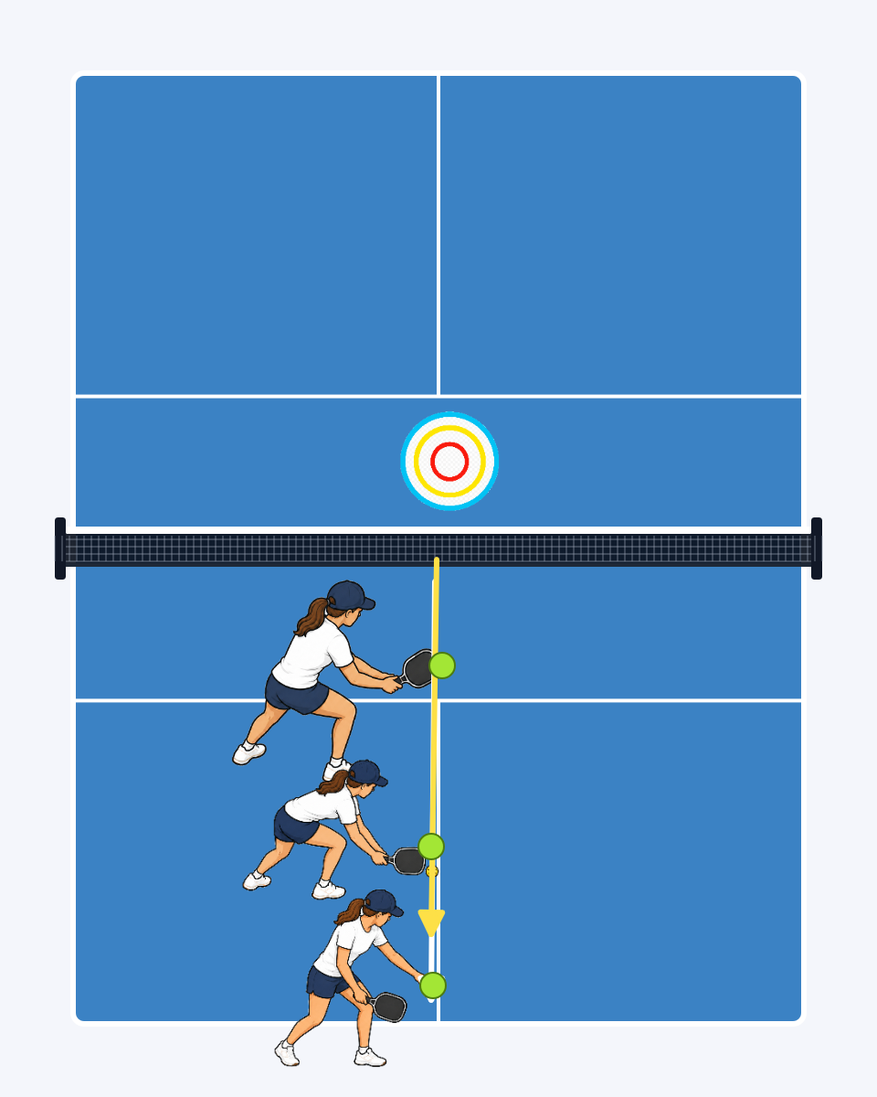 Carnival Station 7: Kitchen-To-Baseline Ladder court diagram